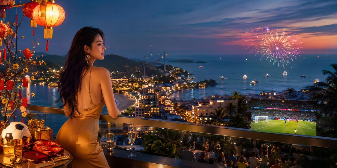 Người hâm mộ bóng đá đặt cược trực tuyến trong đêm lễ hội đèn lồng tại Phú Quốc